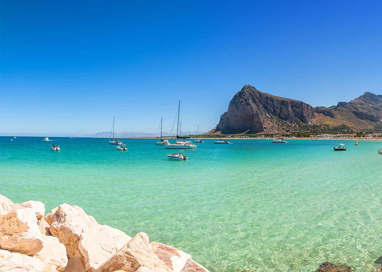 Strand in Italien.