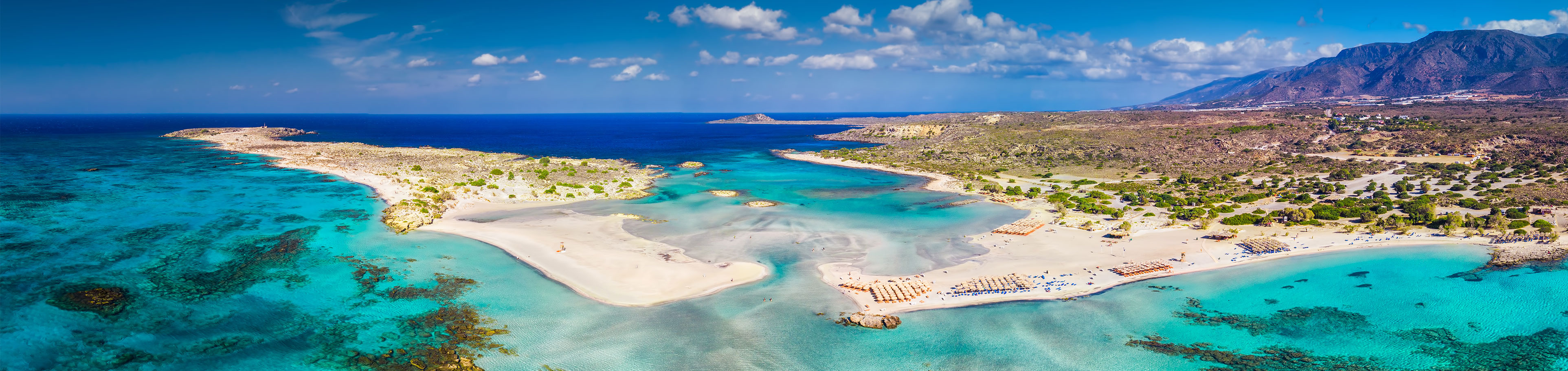Strand mit kristallklarem Wasser auf Kreta.