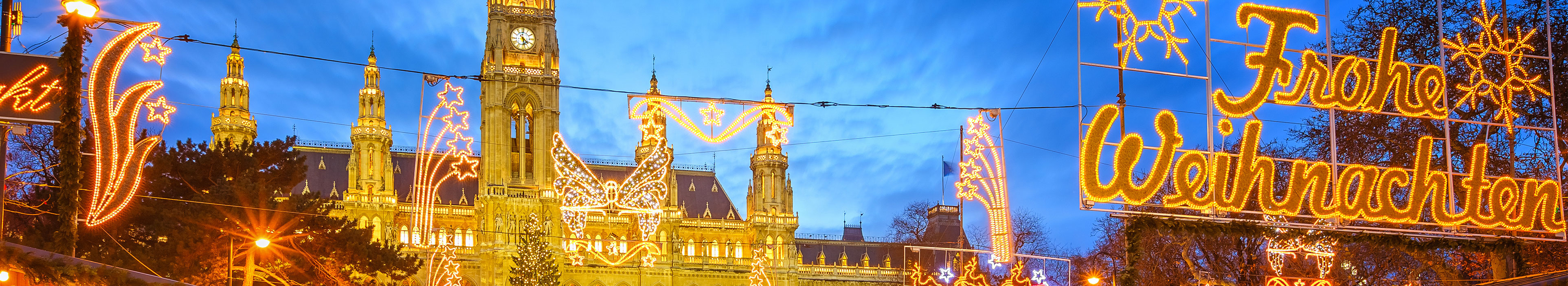 Der Weihnachtsmarkt in Wien, Österreich
