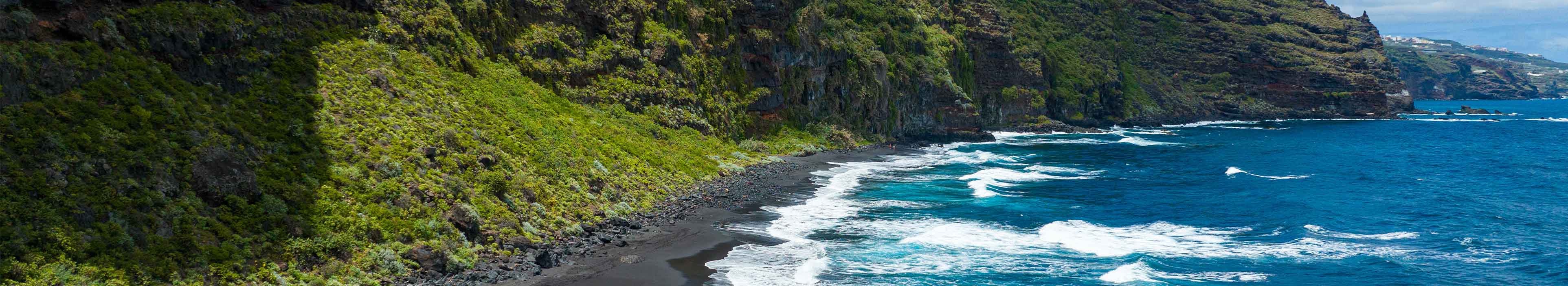 Naturstrand Playa Nogales auf der Urlaubsinsel La Palma
