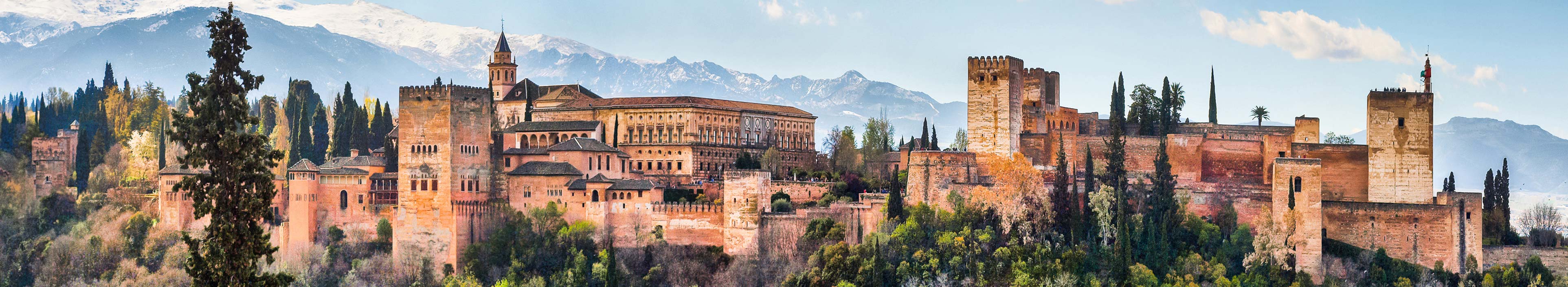 Alhambra in Andalusien während einer Rundreise.