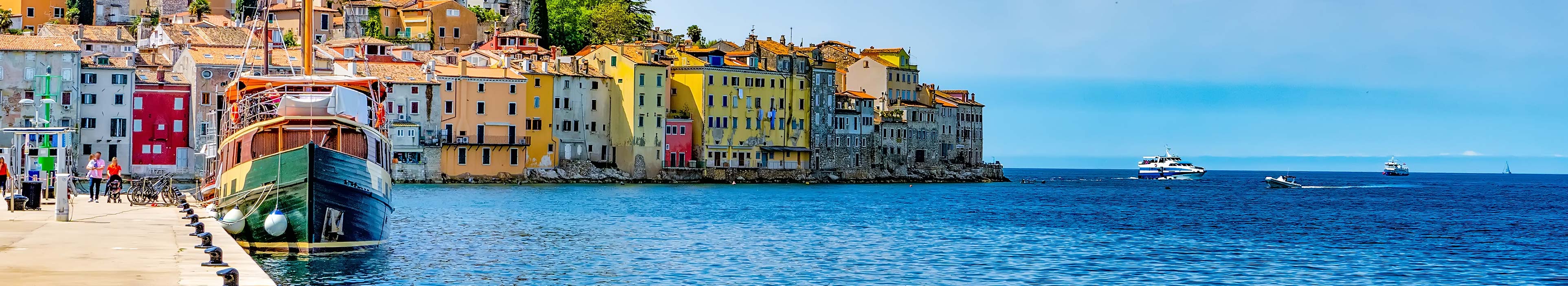 Altstadt und Hafen Rovinj, Kroatien, Istrien