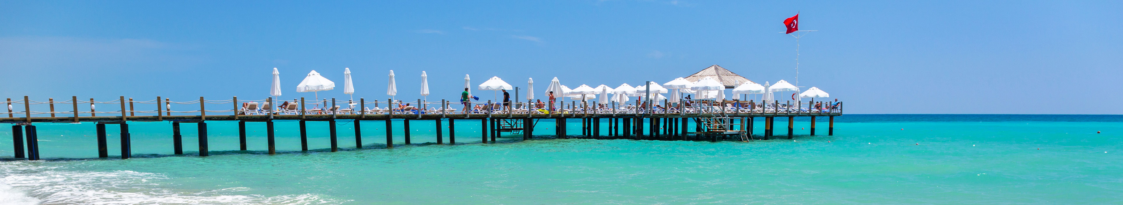 Strand an der Türkischen Riviera