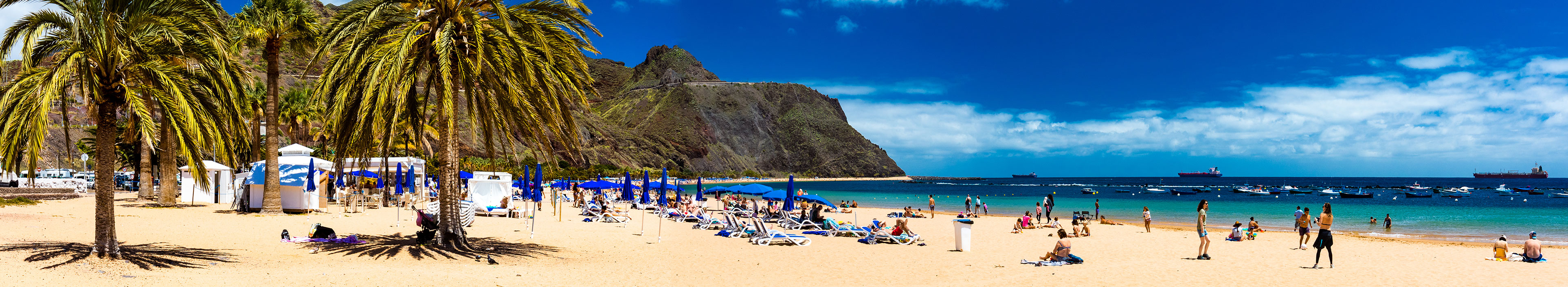 Strand Playa de Las Teresitas, Teneriffa, Spanien, Kanarische Inseln