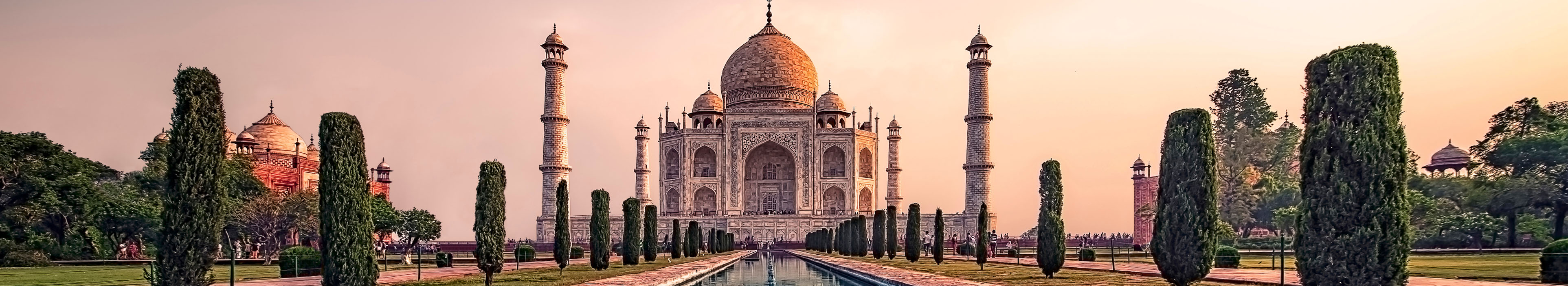 Das Taj Mahal in Indien
