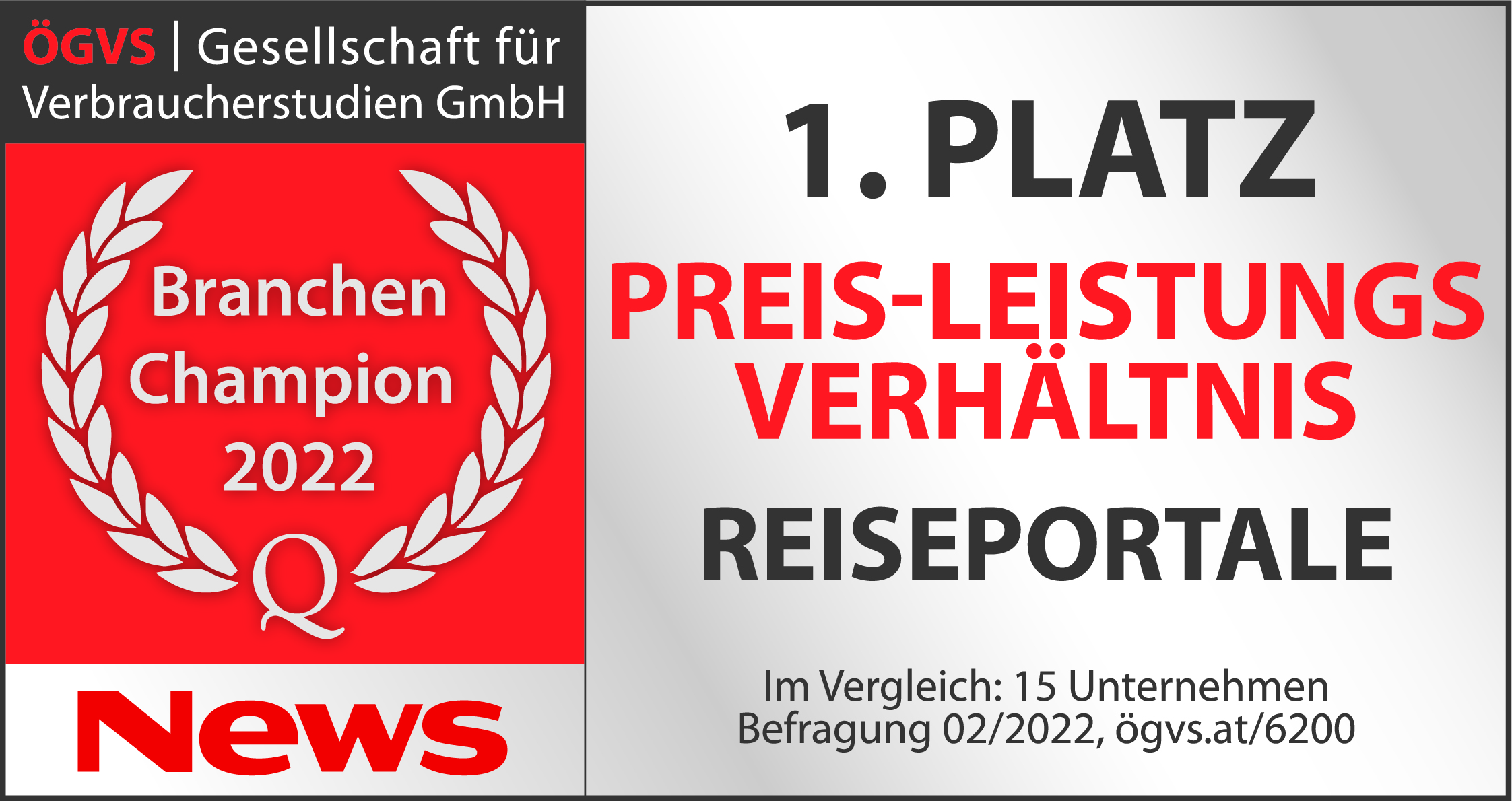 Auszeichnung Preis-Leistungs-Verhältnis
